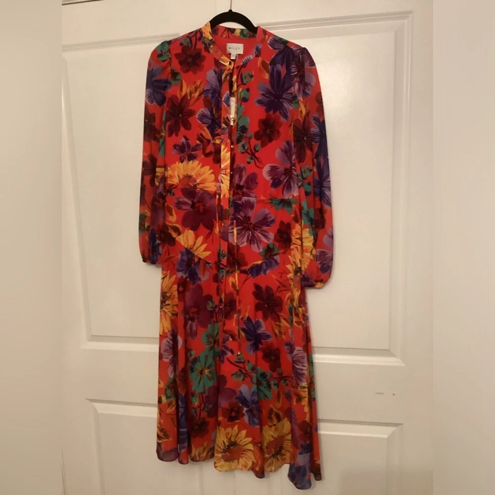 MILLY Lorain Wildflower Dress - Picture 2 of 5
